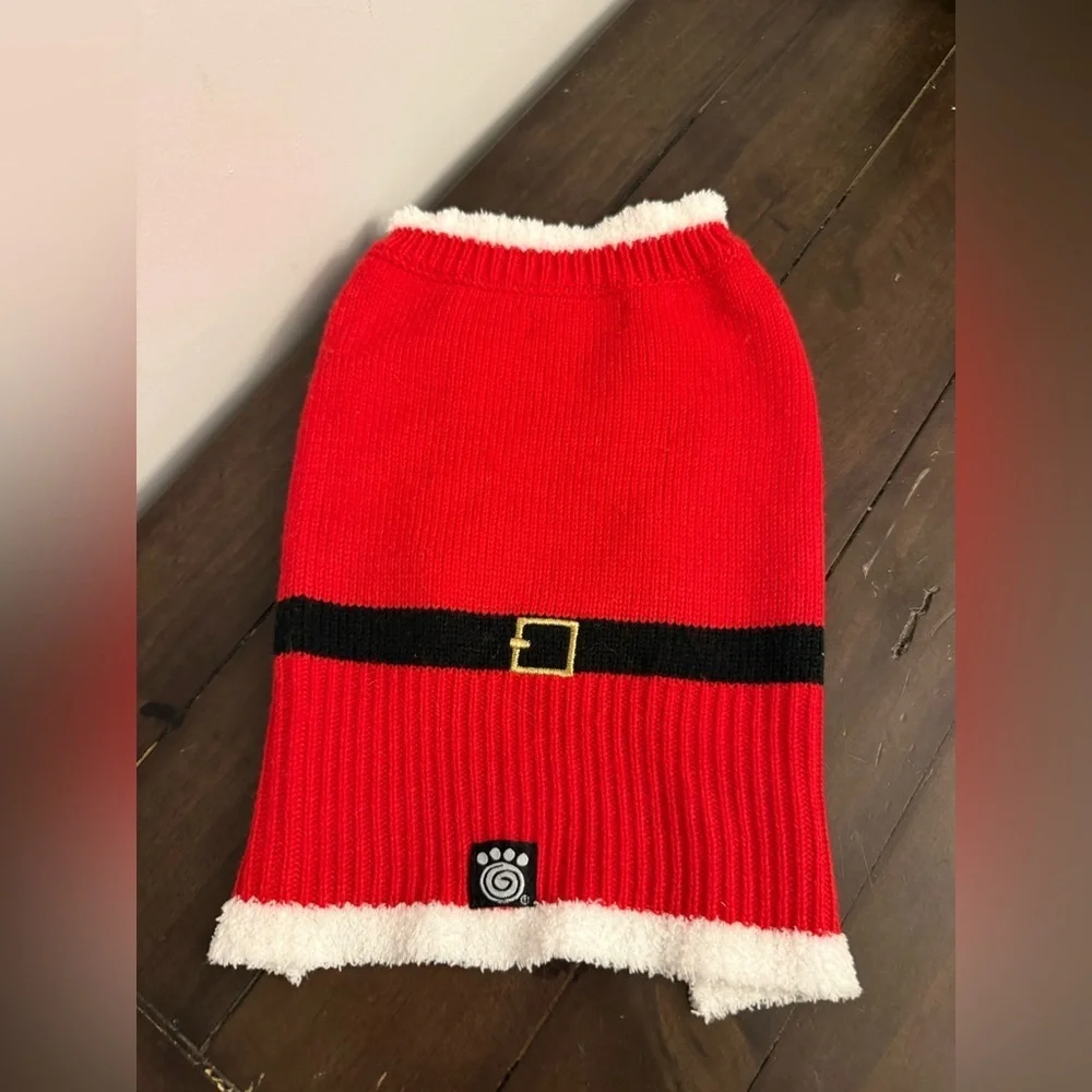 Red Santa Dog Sweater